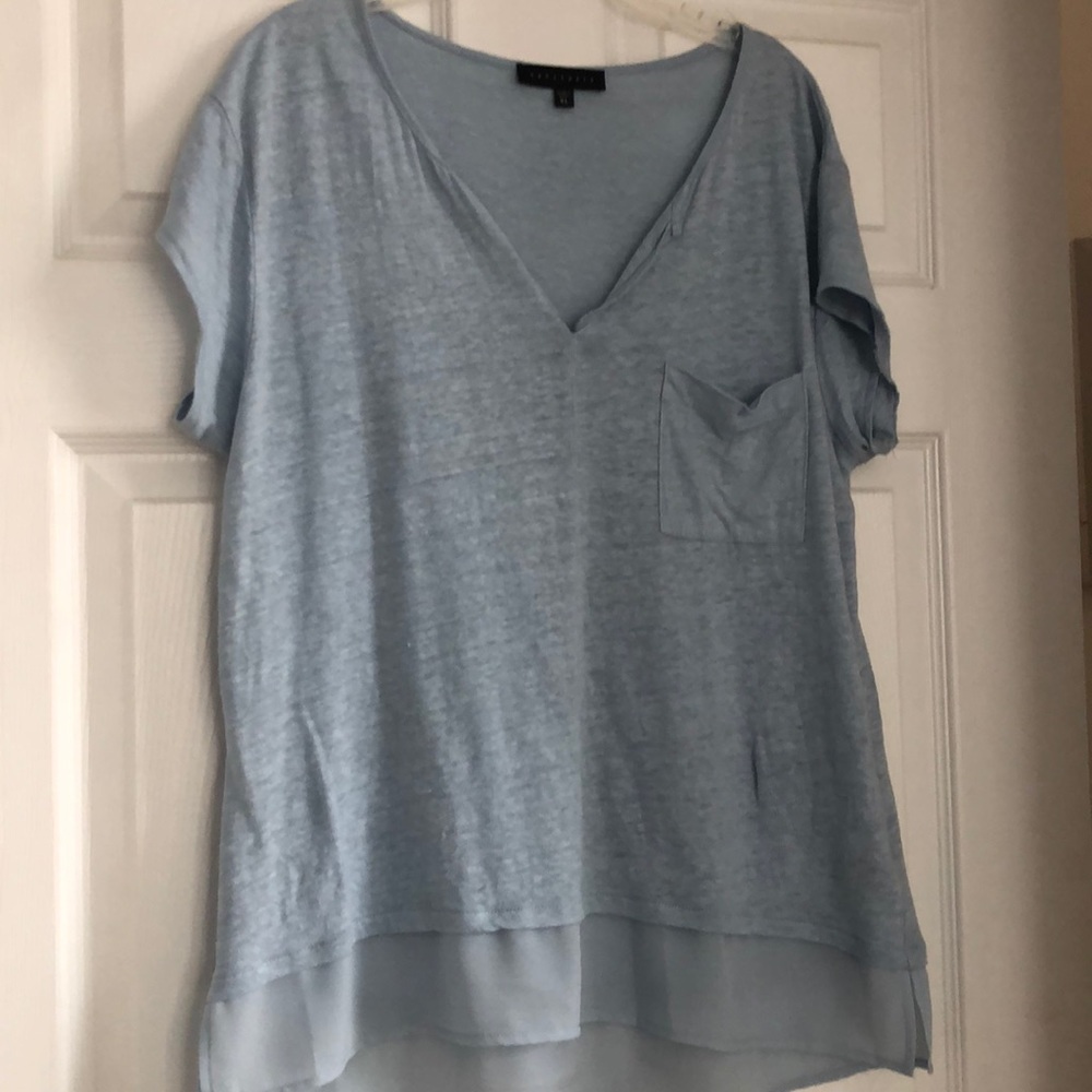 Pretty light blue top
